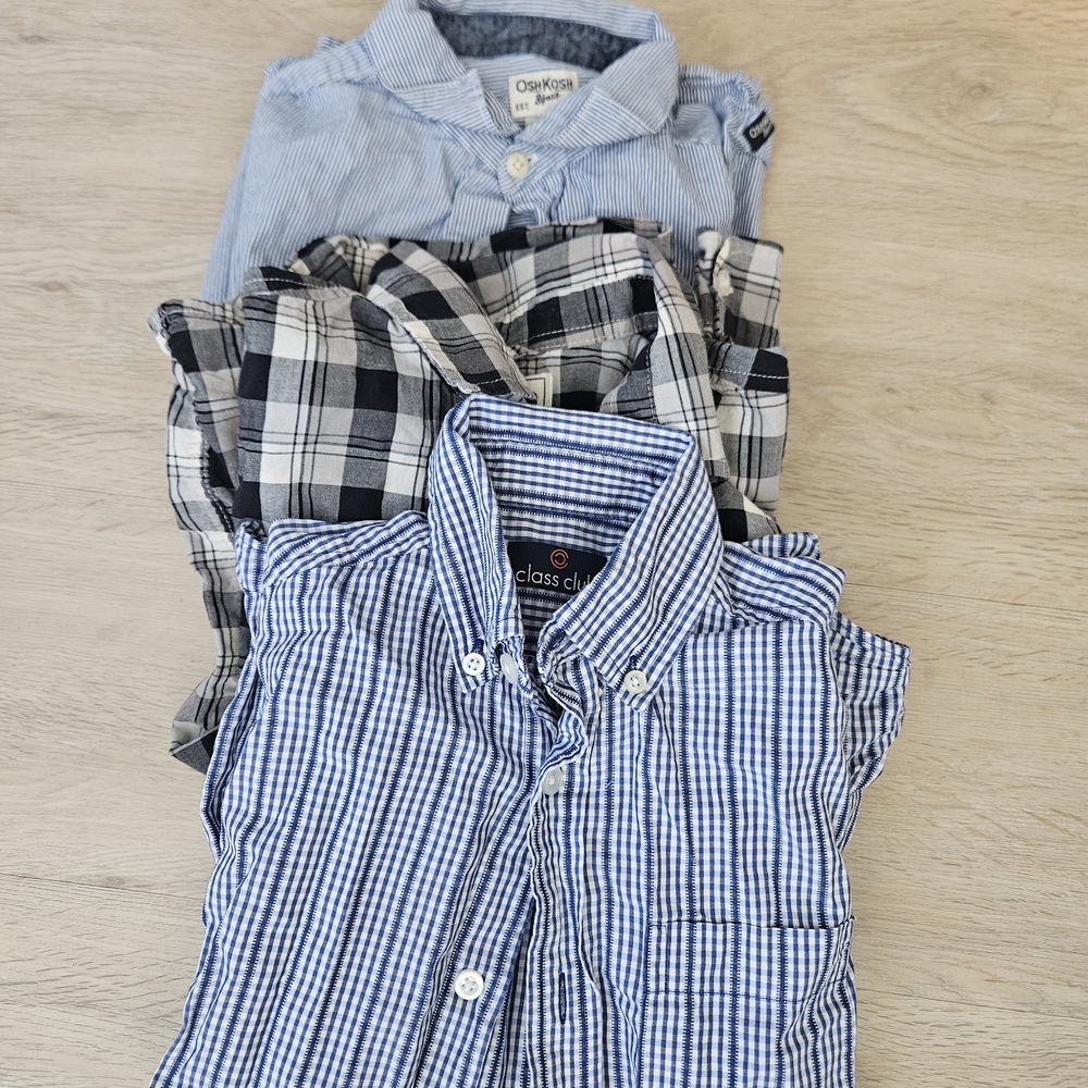 Class Club Blue Checkered Men's Shirt